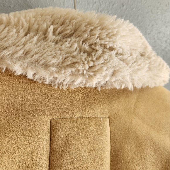 Abercrombie Kids Shearling Sherpa Jacket Coat Size 15/16 XL - Picture 5 of 7